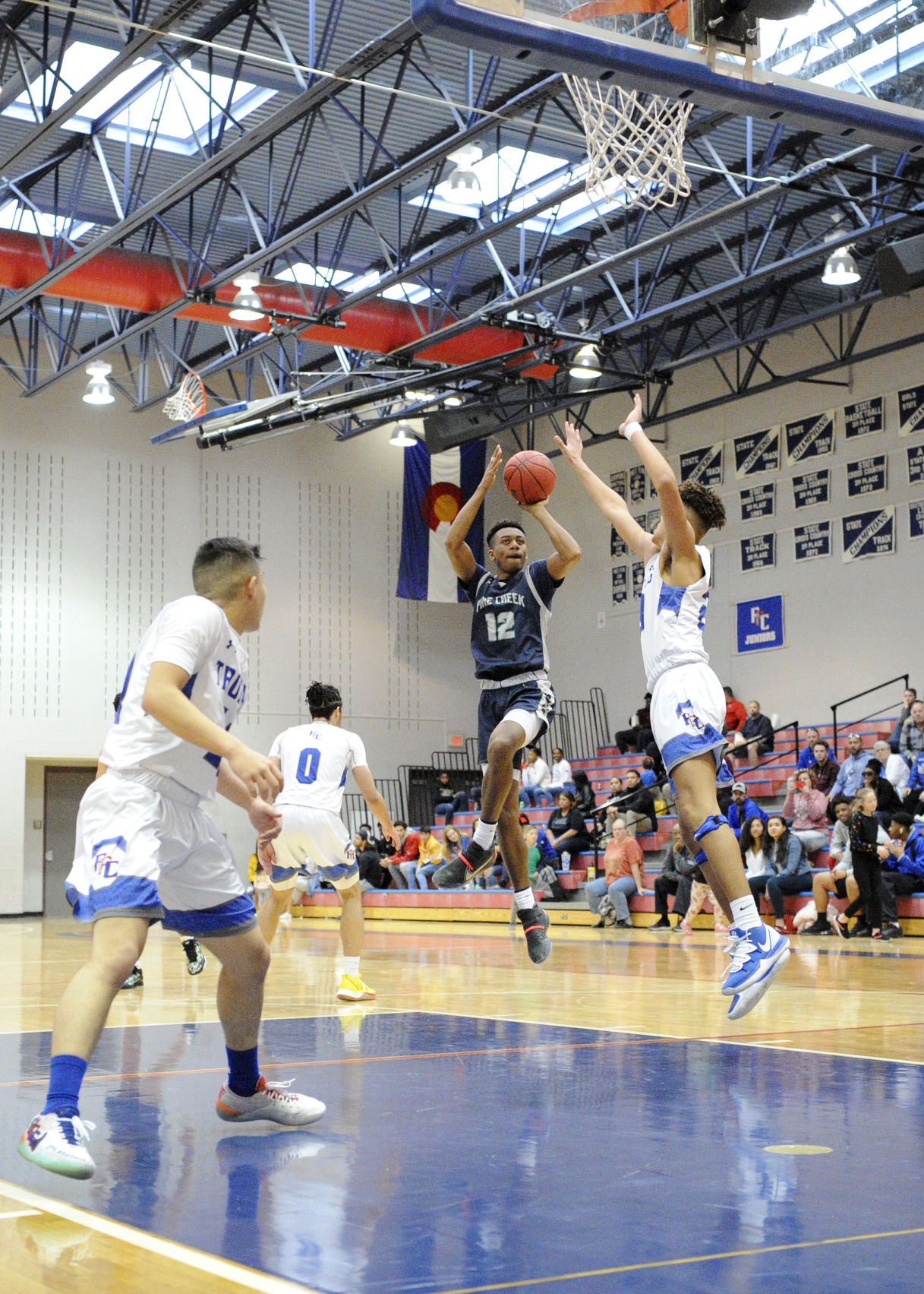 PHOTOS: Fountain-Fort Carson Trojans (58) Pine Creek Eagles (70)